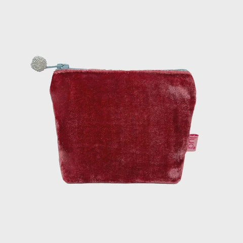 Mini Velvet Purse - Dusky Pink