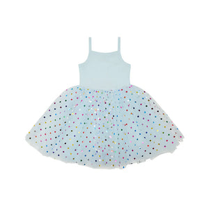 Sky Spot Dress - 4-6 Years