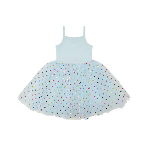 Sky Spot Dress - 4-6 Years