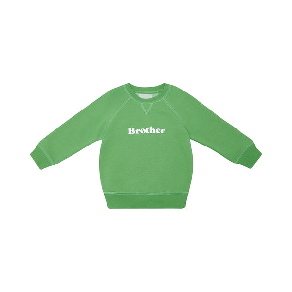 Grass Green ‘Brother’ Sweatshirt 6 Years