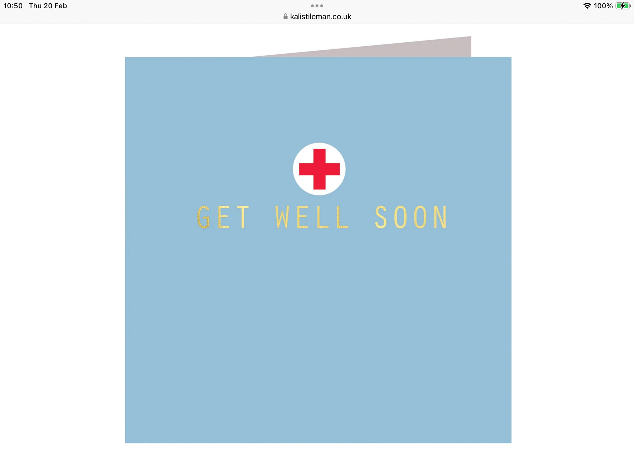 Get well soon