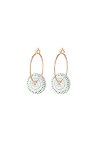 White Rhea Earrings