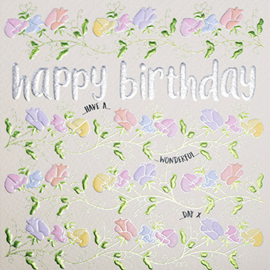 Happy Birthday – have a wonderful day