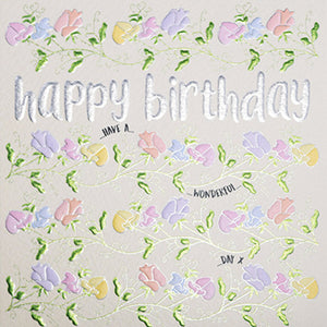 Happy Birthday – have a wonderful day