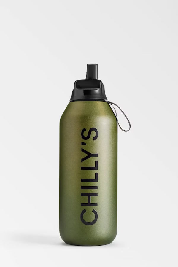 Chilly’s Bottle - Series 2 Flip 500ml - Ombre Moss