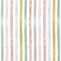 Cocktail Napkins - Flamingo Fever Stripe