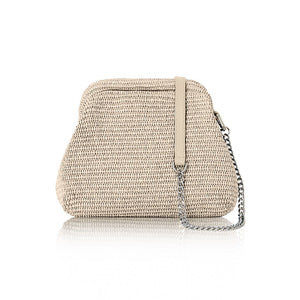 Leather & Straw Bag