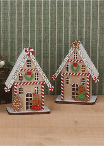 Wooden Gingerbread LED Chalet