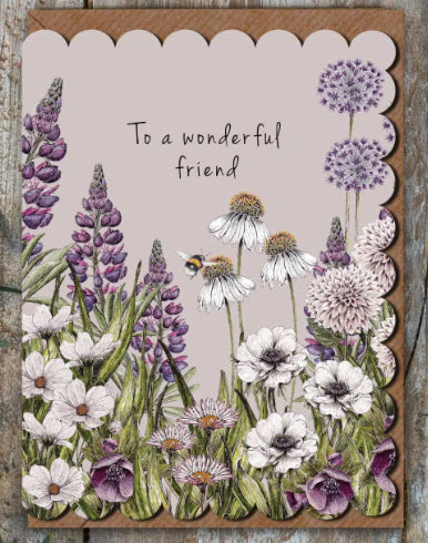 To A Wonderful Friend Card