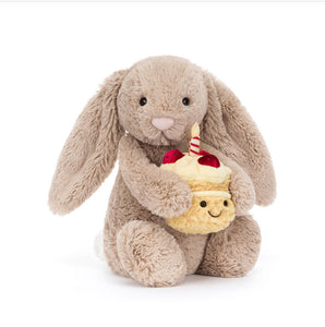 Bashful Beige Birthday Bunny