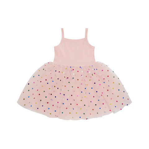 Pink Spot Dress - 2-4 Years