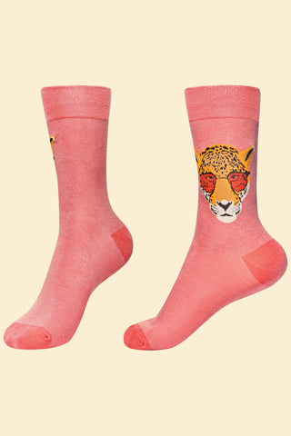 Men’s Socks - Jaguar - Pink