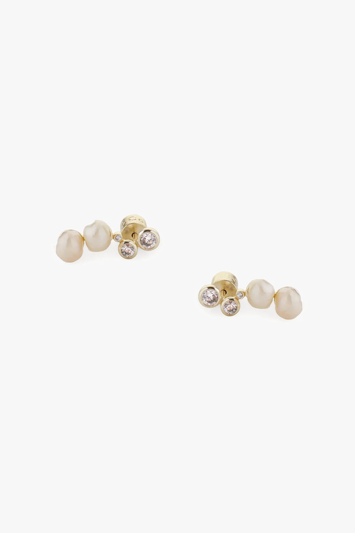 Oyster Earrings -gold