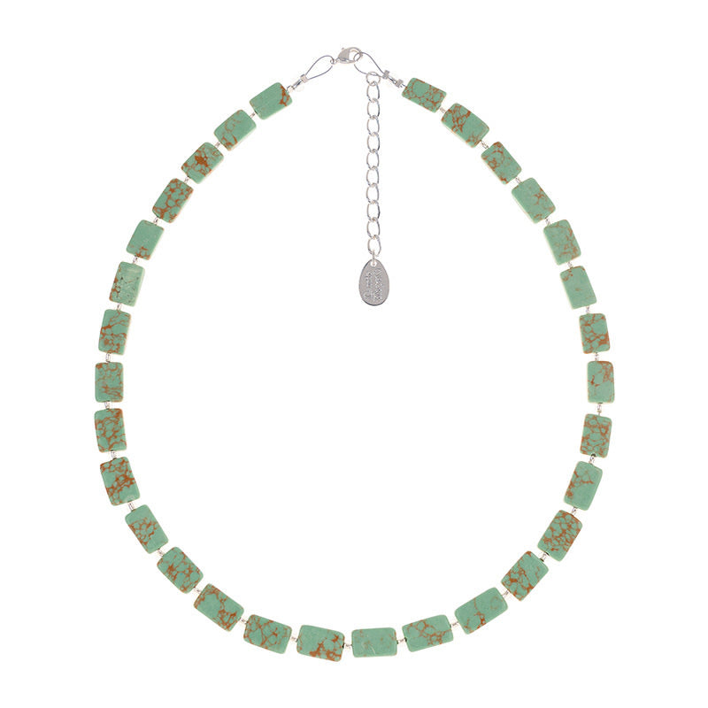 Jade Mosaic Rectangles Full Necklace