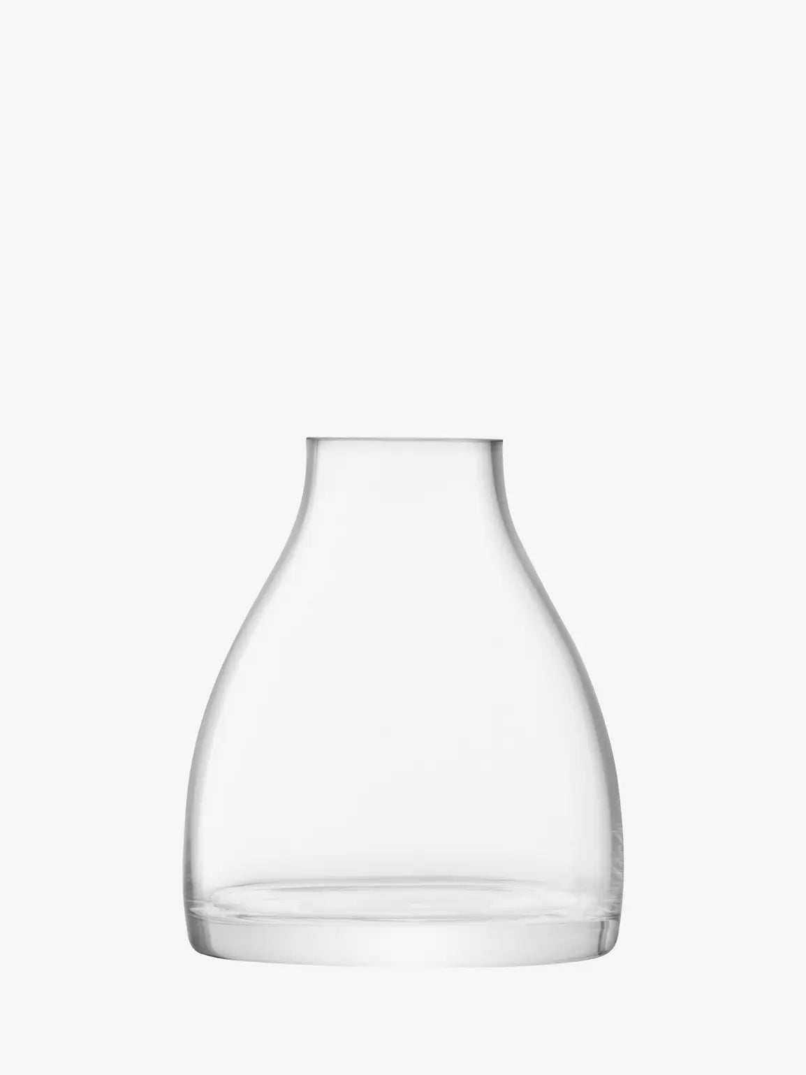 Flower Kiln Vase Clear