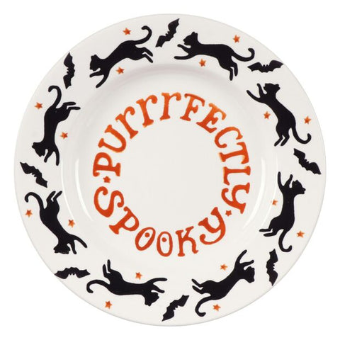 Emma Bridgewater Wise Witches Black Cats 8 1/2" Plate