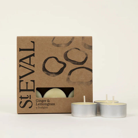 Scented Tealight x 9 - Ginger & Lemongrass