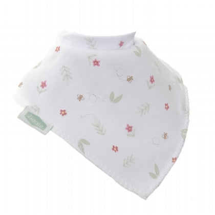 Fun absorbent baby bandana - Flowers & Ferns