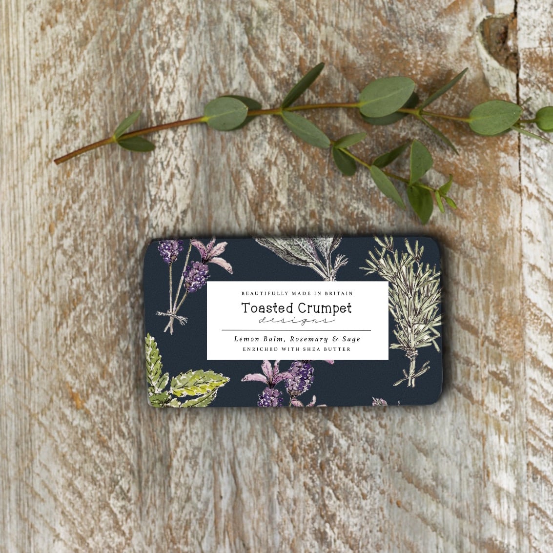 Lemon Balm, Rosemary & Sage 190g Soap Bar