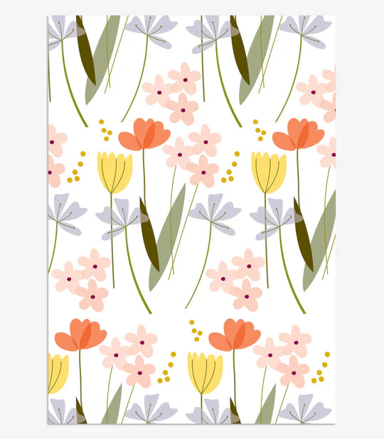 Gift wrap - Floral