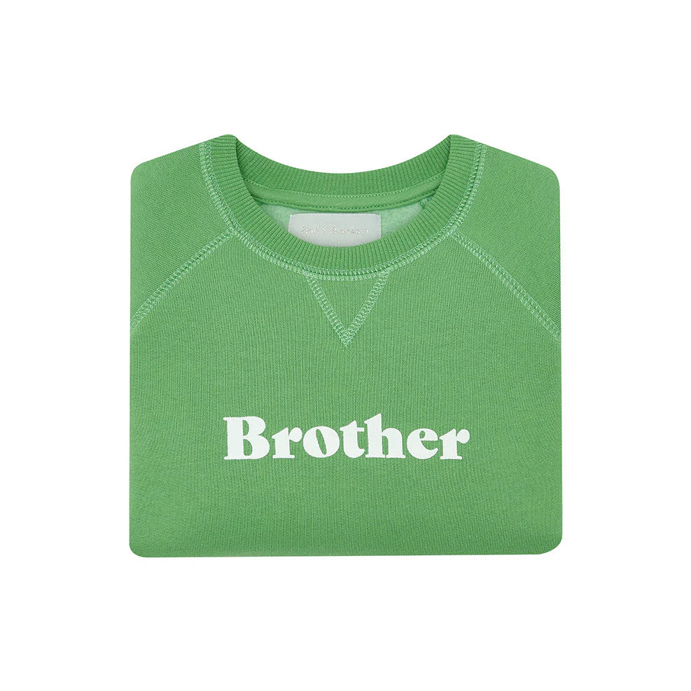 Grass Green ‘Brother’ Sweatshirt 6 Years