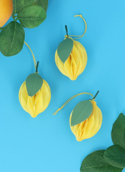 Honeycomb Lemon Decoration