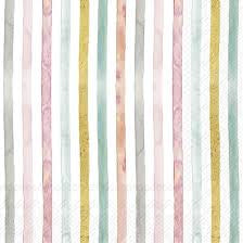 Lunch Napkins - Flamingo Fever Stripe