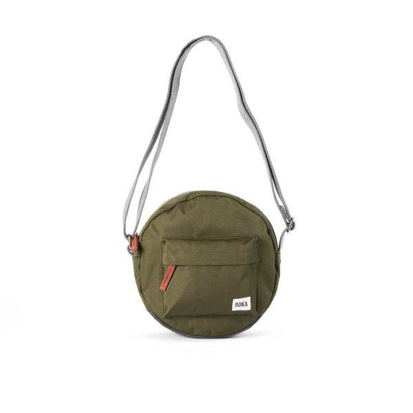 Paddington B Small Cross Body Sustainable Canvas - Moss