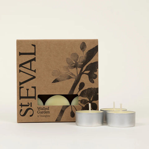 Scented Tealight x 9 - Walled Garden