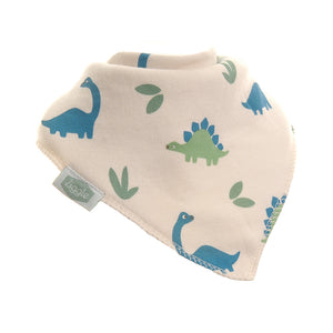 Fun absorbent baby bandana - Dino Print