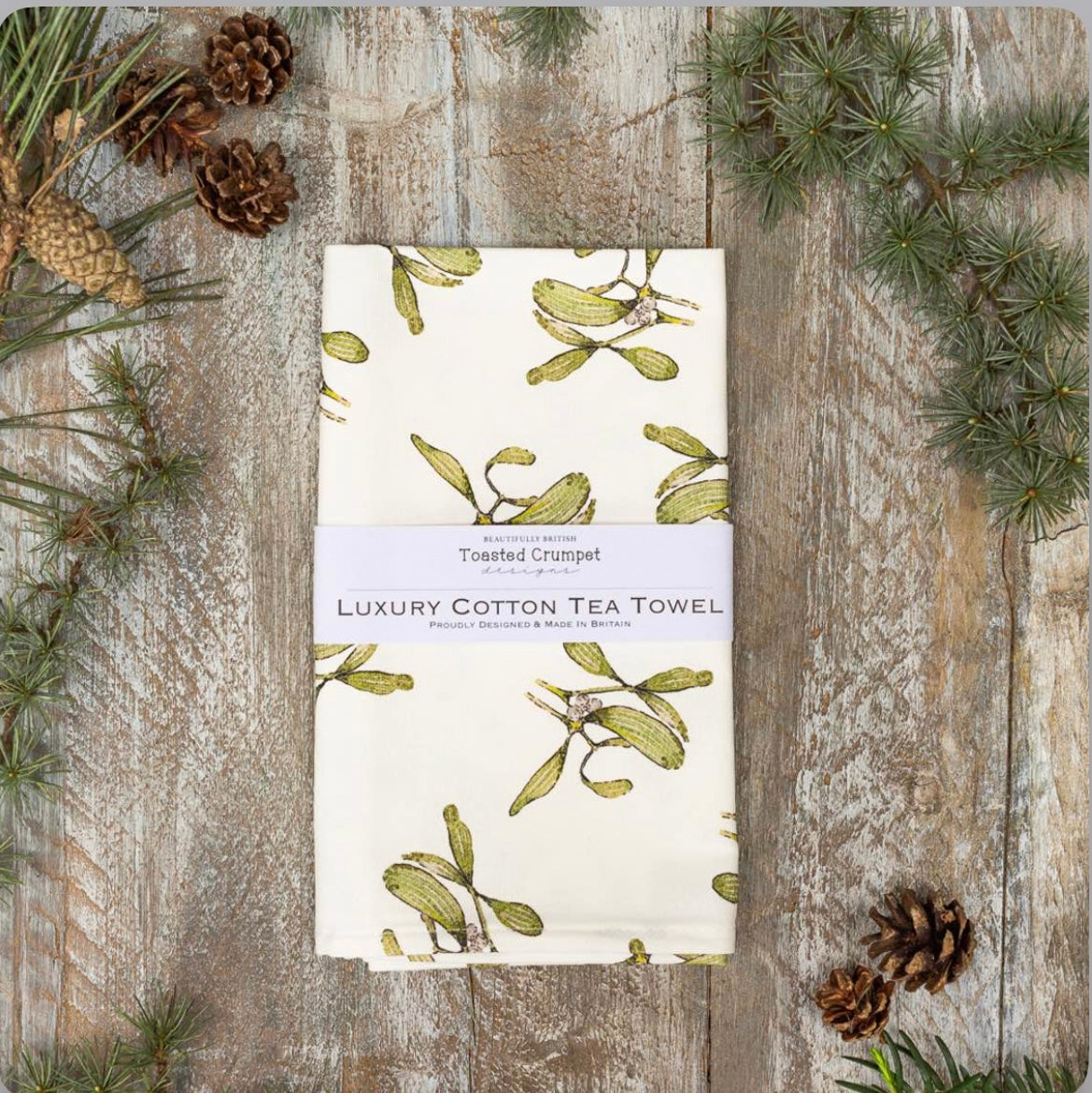 Tea Towel - Mistletoe