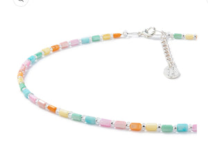 Pastel Rainbow Seashells Full Necklace