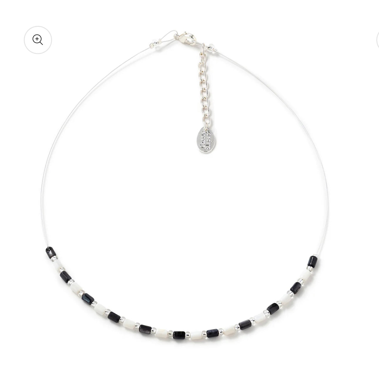 Monochrome Seashell Links Necklace