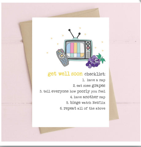 Get Well Soon Checklist