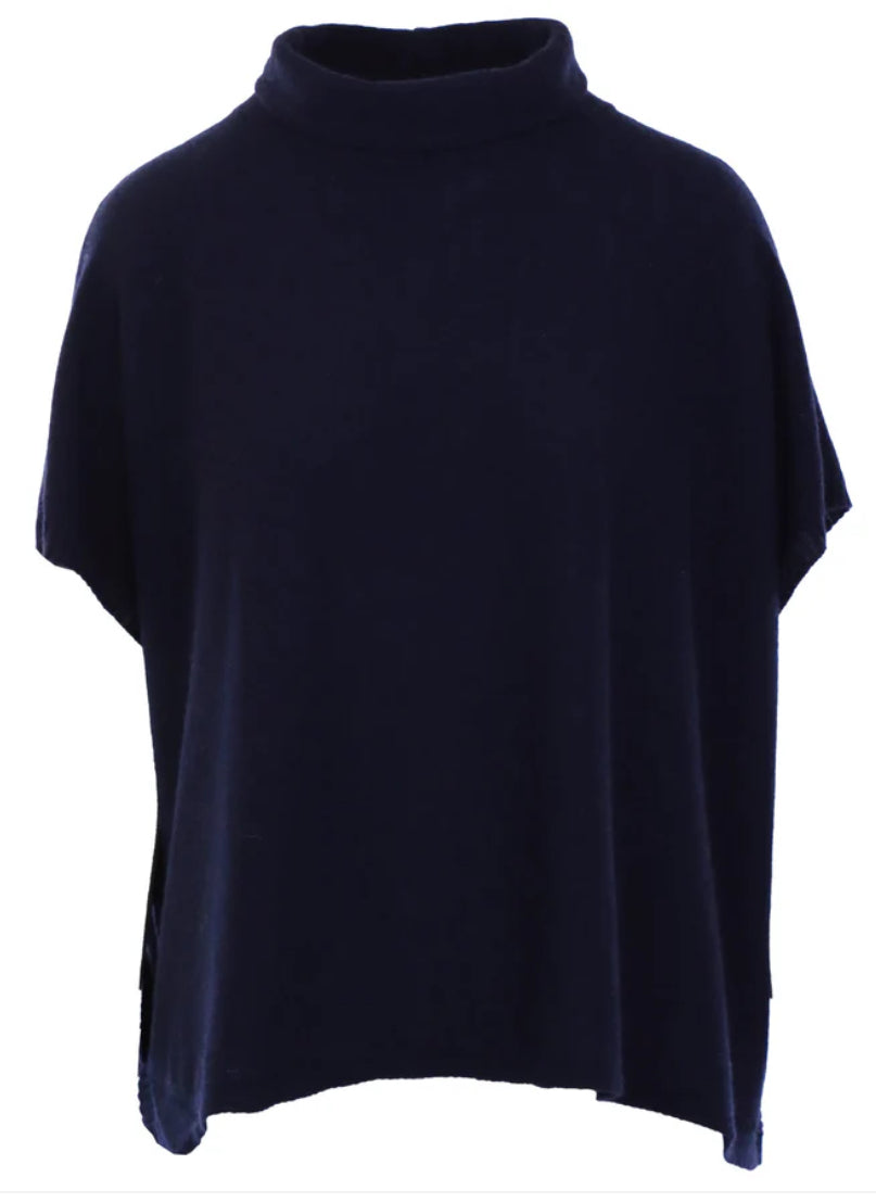 Cashmere Blend Tunic - Midnight Blue