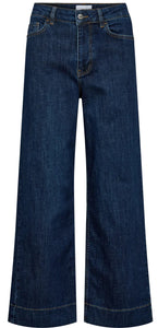 Paris Jeans - Dark Blue Denim Cropped