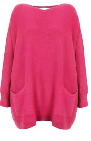 Caryf X Oversized Tunic - Magenta