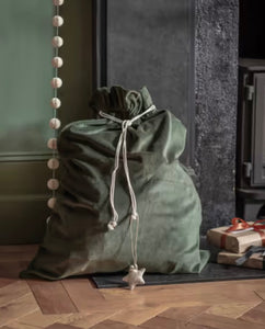 Hyde Christmas Sack - Forest Green