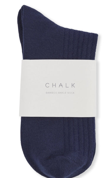 Bamboo Ankle Socks - Navy