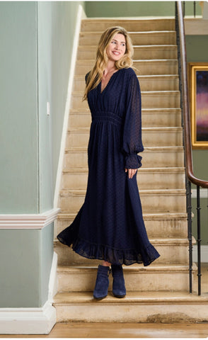 Stephanie Dress - Navy