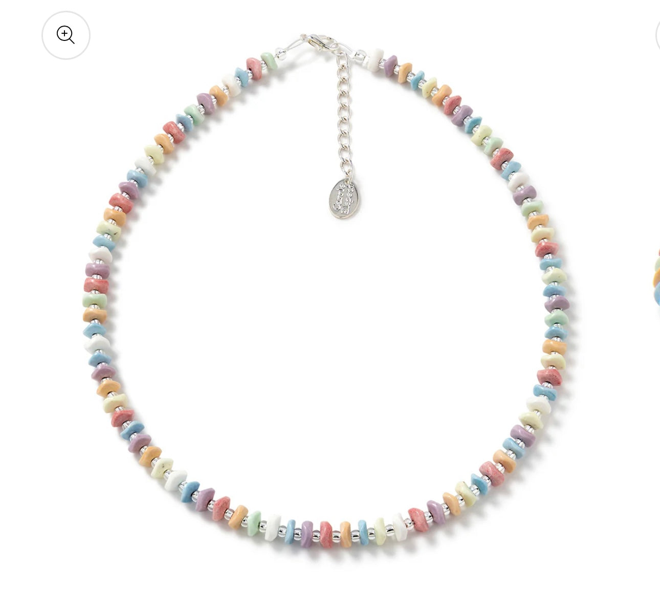 Summer Agate Waves Full Necklace