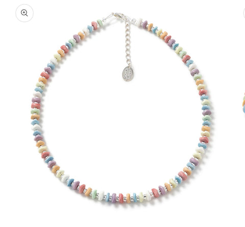 Summer Agate Waves Full Necklace