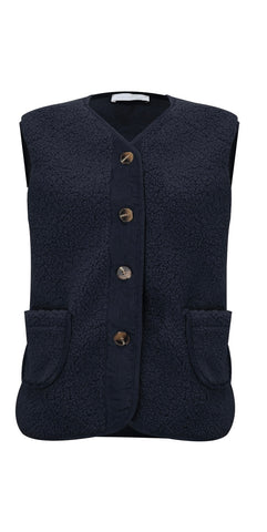 Teddy Faux Fur Gilet - Med/Lg