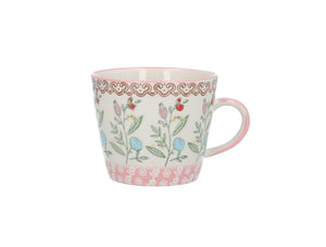 Pink Band Rosehip Ceramic Mug