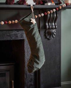 Hyde Christmas Stocking - Forest Green