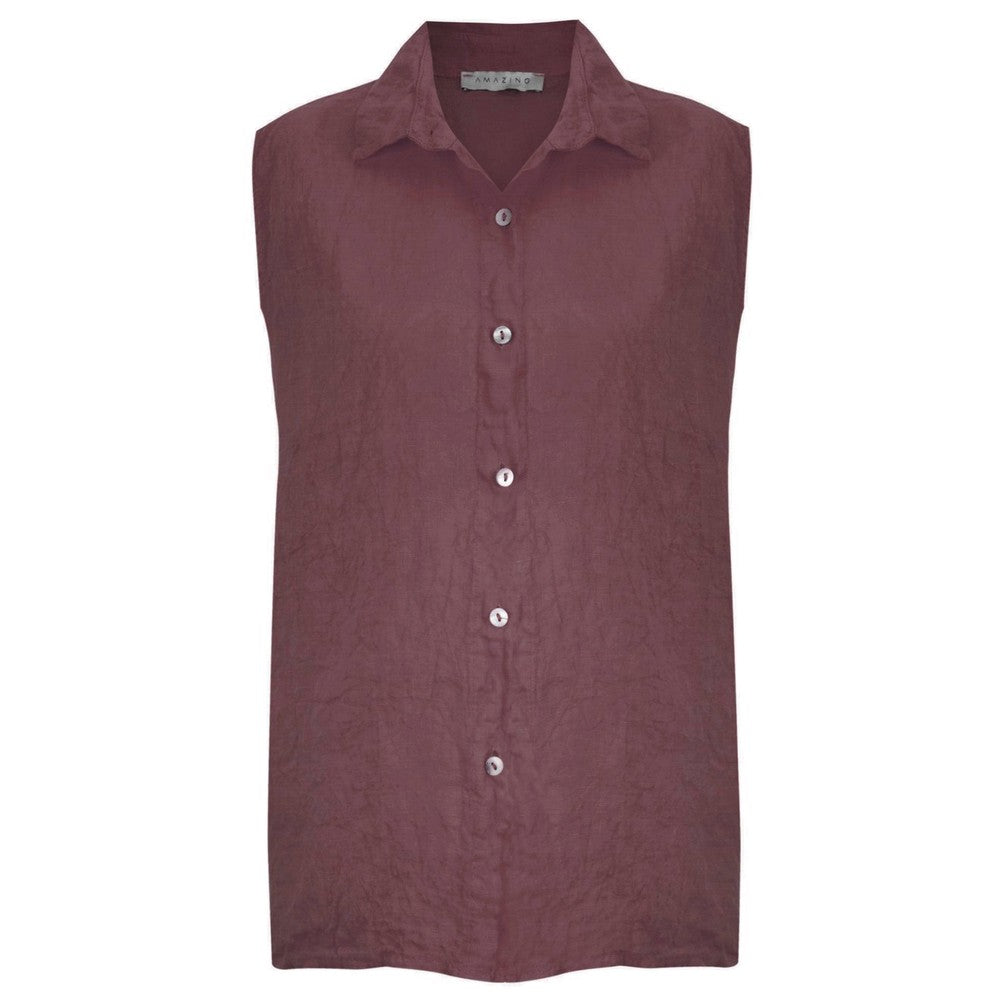 Steffi Shirt -Plum M/L