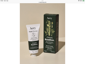 Green Bamboo hand cream