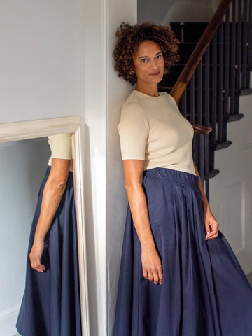 Audrey Skirt - Navy