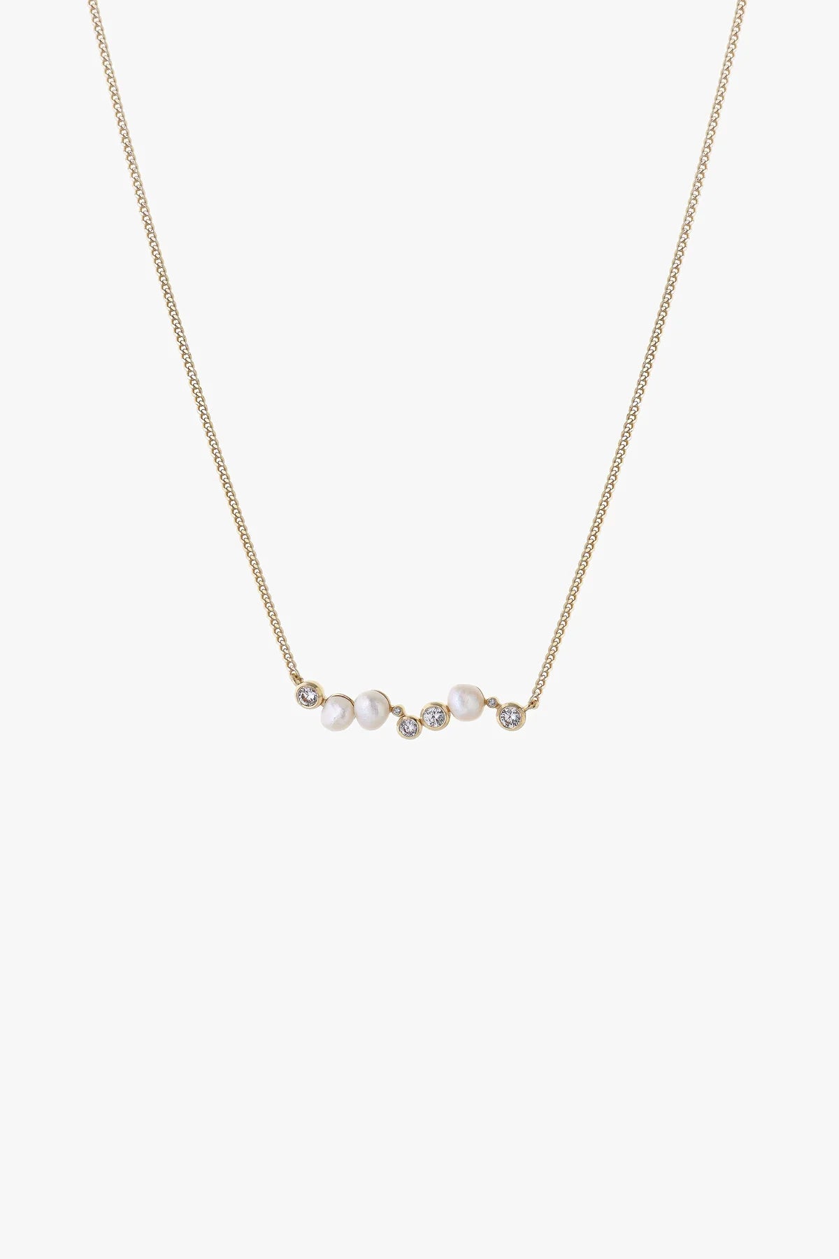 Oyster Necklace - Gold