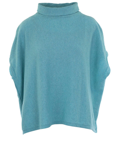 Cashmere Blend Tunic - Duck Egg